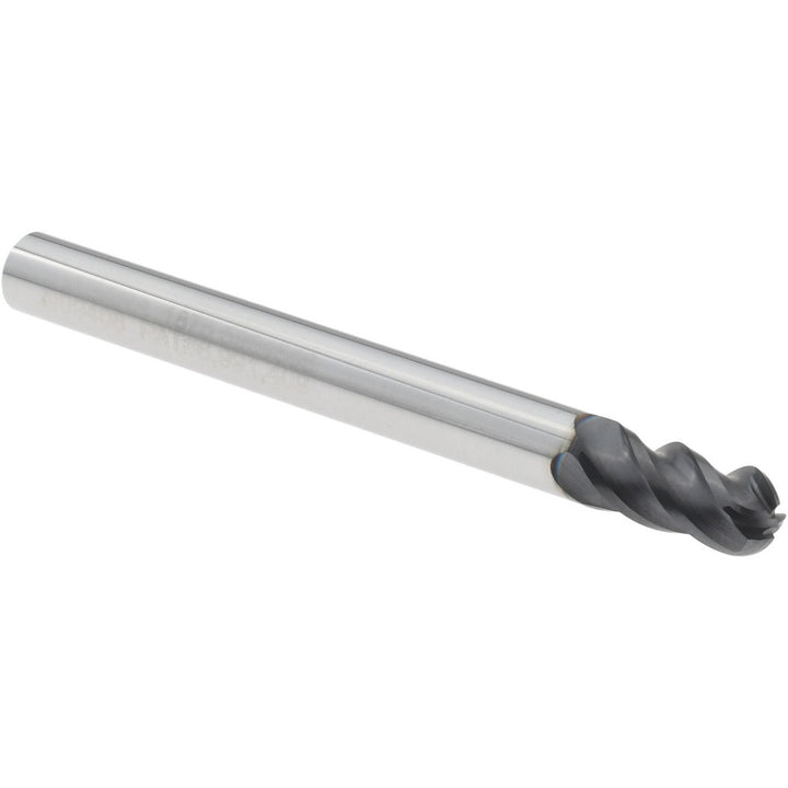 3/16" 4-Flute Solid Carbide Ball End Mill, AlTiN - Seco 03083825