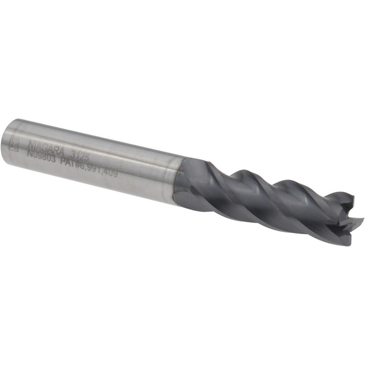 5/16" 4-Flute Solid Carbide Corner Radius End Mill, AlTiN - Seco 03084085