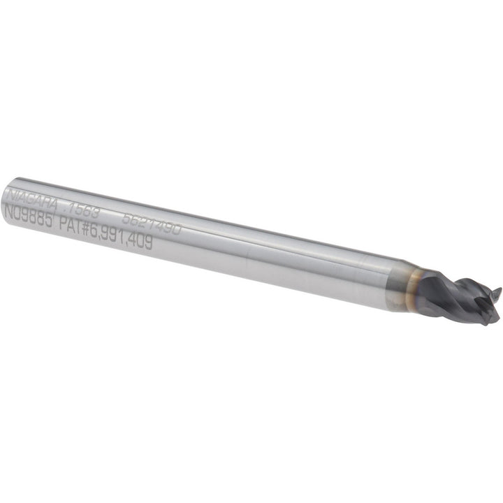 5/32" 4-Flute Solid Carbide Corner Radius End Mill, AlTiN - Seco 03084133