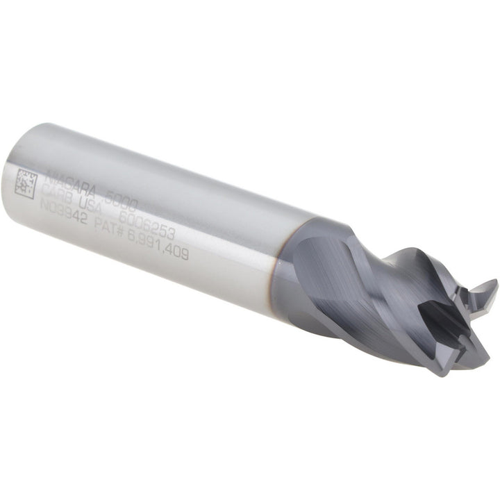 1/2" 4-Flute Solid Carbide Corner Radius End Mill, AlTiN - Seco 03084164