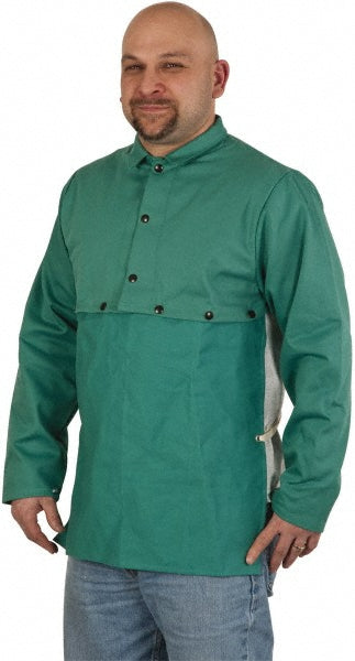 Large Green Protective Garment - PRO-SAFE WELD-BC-L