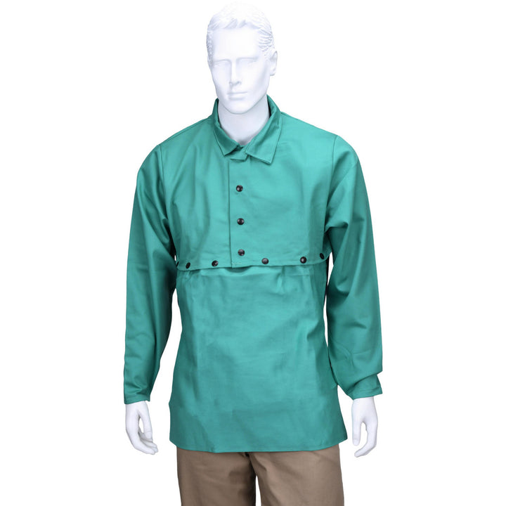 Medium Green Protective Garment - PRO-SAFE WELD-BC-M