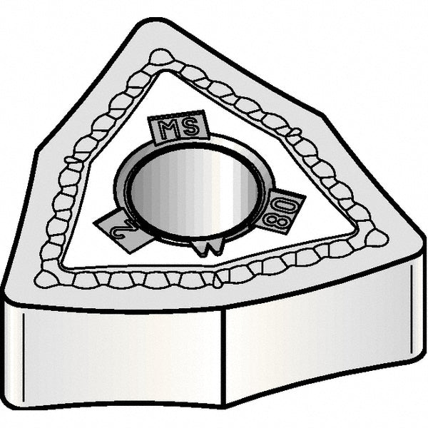 WNMG080404MS Carbide Insert, Grade KCU10, TiAlN - Kennametal 5090893