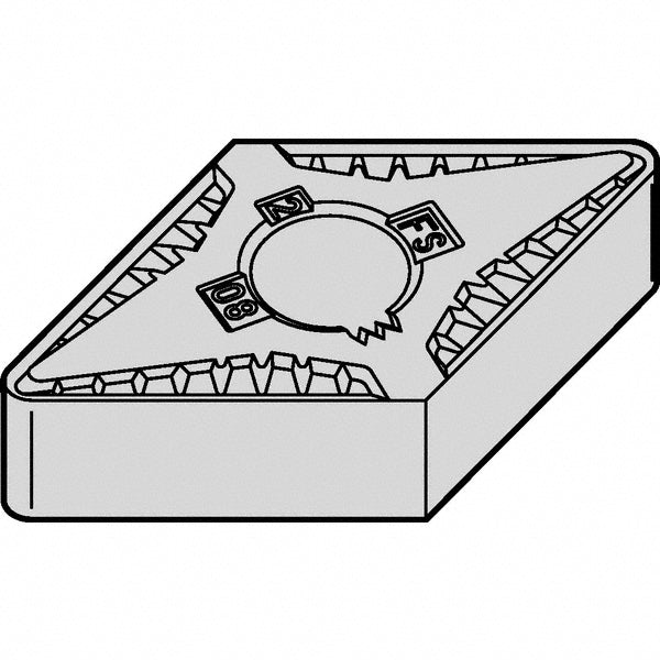 DNGG150402FS Carbide Insert, Grade KCU10, TiAlN - Kennametal 5109294