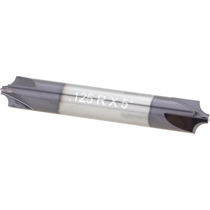 3/8" 4-Flute Solid Carbide Corner Rounding End Mill, AlTiN - Harvey Tool 68125-C3