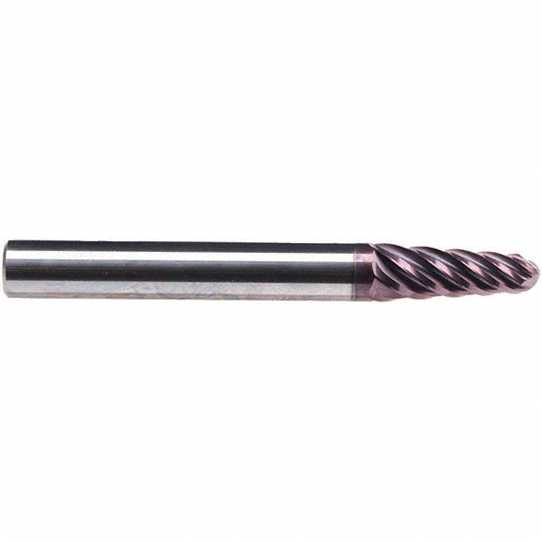 6-Flute Solid Carbide Tapered End Mill, TiAlN - Emuge 2679A.04040A