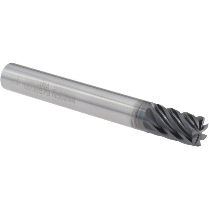 1/4" 7-Flute Solid Carbide Corner Radius & Corner Chamfer End Mill, AlTiN - Seco 17002312