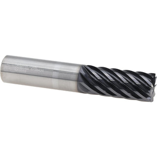 3/4" 9-Flute Solid Carbide Corner Radius & Corner Chamfer End Mill, AlTiN - Seco 17002357