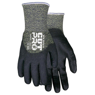 X-Large Gray Kevlar; Stainless Steel; Nylon Cut-Resistant Gloves - MCR Safety 9389PVXL