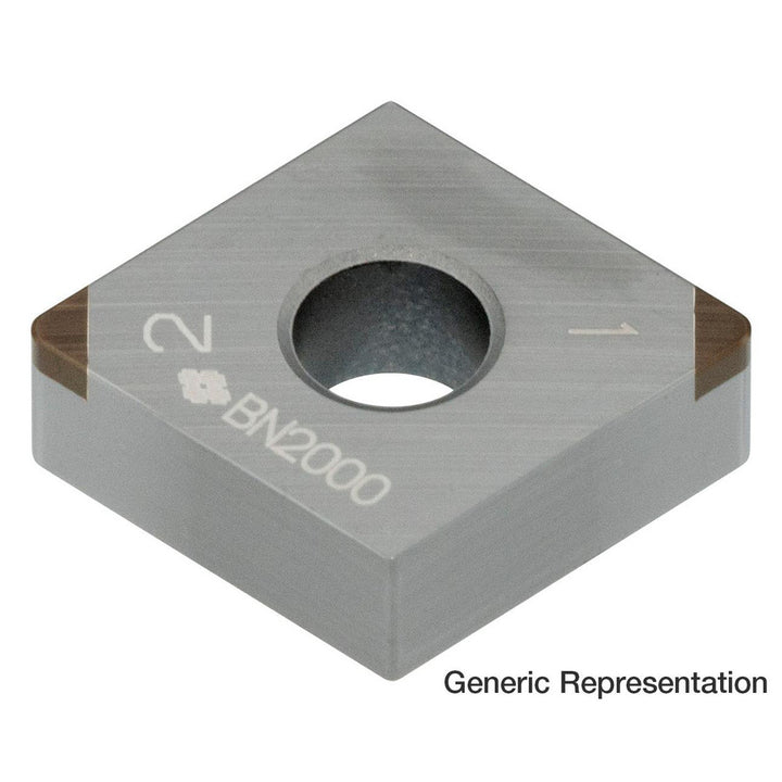 2NU-CNGA120408 PCBN Insert, Grade BN7000 - Sumitomo 16JYDQB
