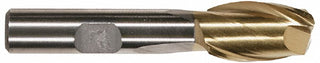 5/16" 2-Flute Cobalt Square End Mill, TiN - Hertel E4030020