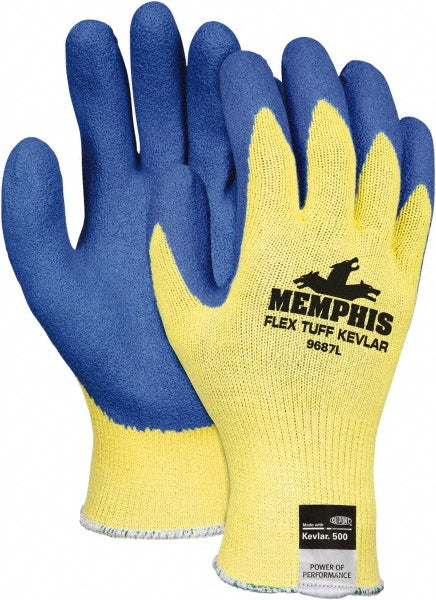 Small Yellow Kevlar Cut, Puncture & Abrasion-Resistant Gloves - MCR Safety 9687S