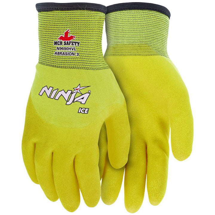 Lime General Purpose Gloves - MCR Safety N9690HVM