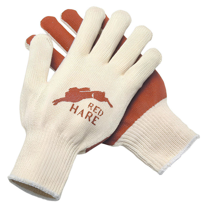 Medium White; Brown General Purpose Gloves - MCR Safety 9670M