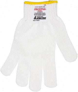 Large White Steelcore Cut & Abrasion-Resistant Gloves - MCR Safety 9345LD