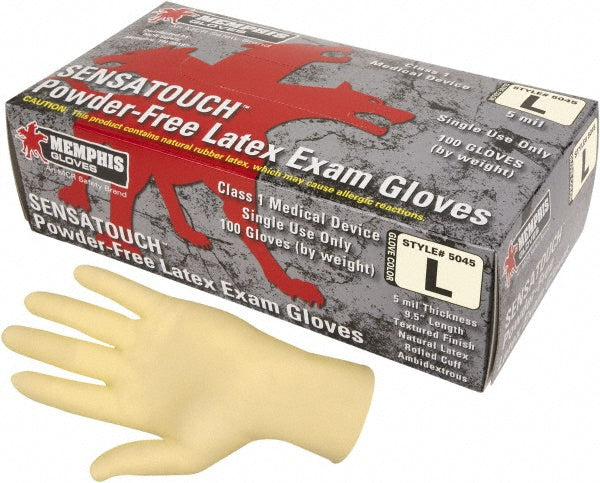 Natural Latex Gloves - MCR Safety 5045S
