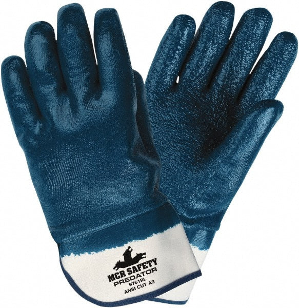 Teal Jersey Cut, Puncture & Abrasion-Resistant Gloves - MCR Safety 9761RS