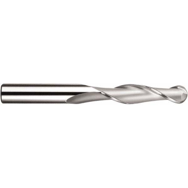 0.3937" 2-Flute Solid Carbide Ball End Mill - SGS 43326
