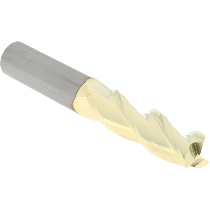 3/4" 3-Flute Solid Carbide Square End Mill, ZrN - Accupro 315196