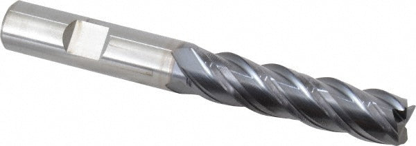 1/2" 4-Flute Solid Carbide Square End Mill, AlTiN - Kennametal 4071927