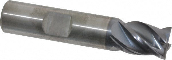 1/2" 4-Flute Solid Carbide Square End Mill, AlTiN - Kennametal 4071900