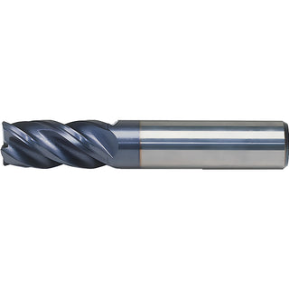 1/2" 4-Flute Solid Carbide Corner Radius & Corner Chamfer End Mill, AlTiN - Kennametal 4071909