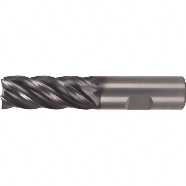 1" 5-Flute Solid Carbide Corner Radius End Mill, AlTiN - Kennametal 4048661