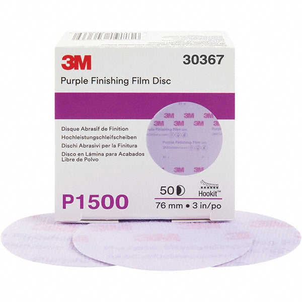 3" 1500-Grit Aluminum Oxide Disc - 3M 7100123055