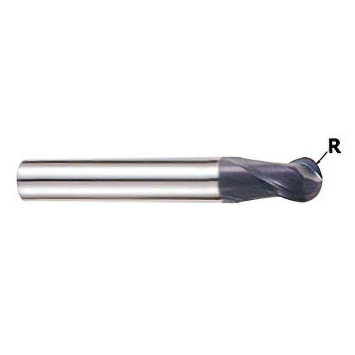 2-Flute Solid Carbide Ball End Mill, TiAlN - YG-1 GM876080