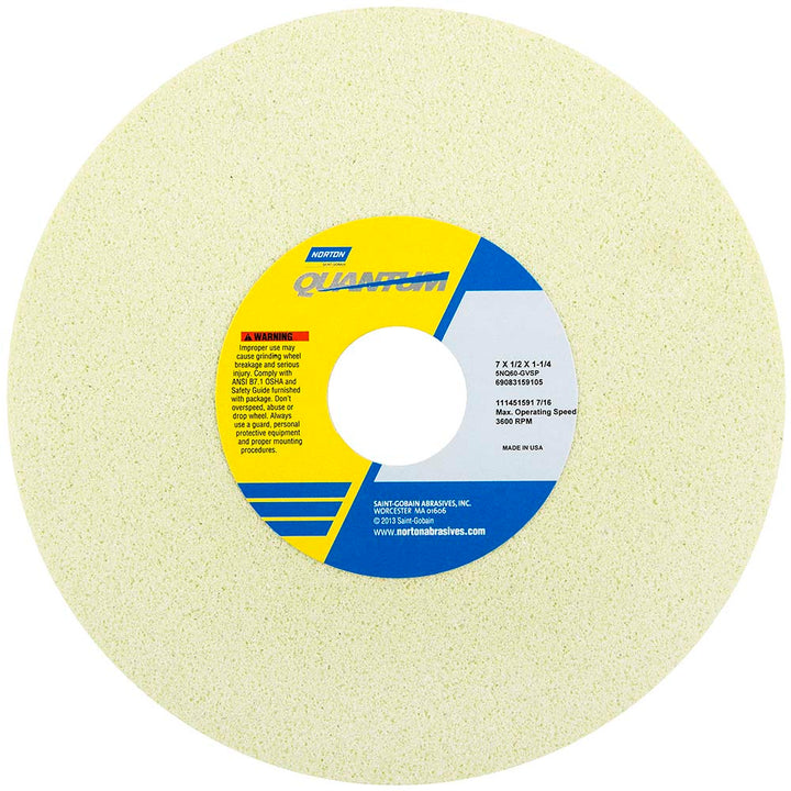7 x 1/2" 46-Grit Ceramic Grinding & Cutoff Wheel - Norton 69083159103