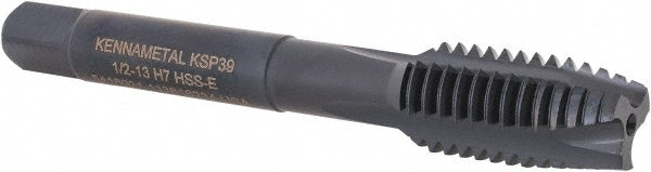 1/2-13 UNC HSS-E Spiral Point Tap, Oxide - Kennametal 5416931