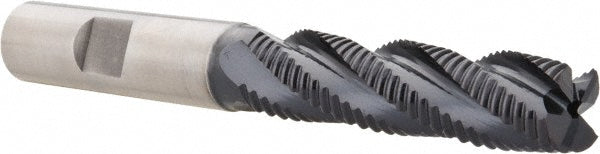 0.5000" 4-Flute Cobalt Single End Mill, TiAlN - Hertel 44838464