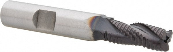 0.25" 3-Flute Cobalt Roughing End Mill, TiAlN - Hertel 62848494