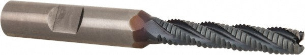 0.2500" 4-Flute Cobalt Single End Mill, TiCN - Hertel 44838597