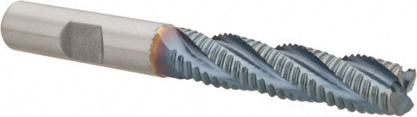 0.3750" 4-Flute Cobalt Single End Mill, TiCN - Hertel 44838902