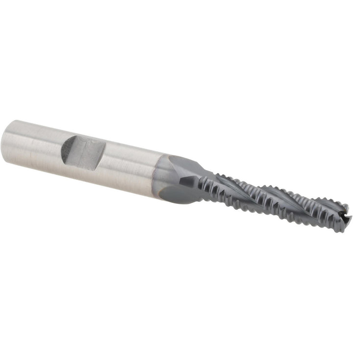 0.25" 3-Flute Cobalt Roughing End Mill, TiCN - Hertel 44839009