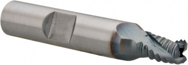 0.2500" 3-Flute Cobalt Single End Mill, TiCN - Hertel 44839025