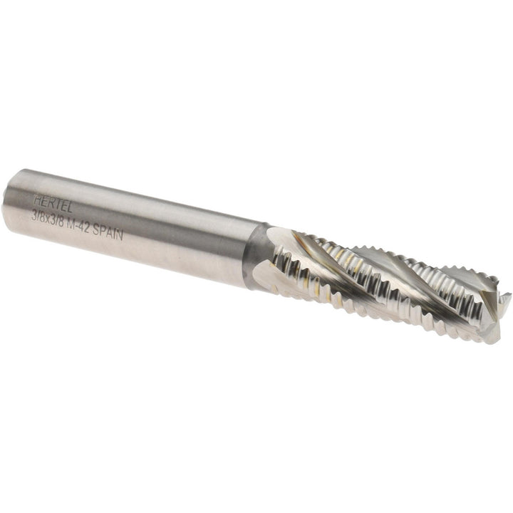 0.375" 4-Flute Cobalt Roughing End Mill - Hertel 44839280