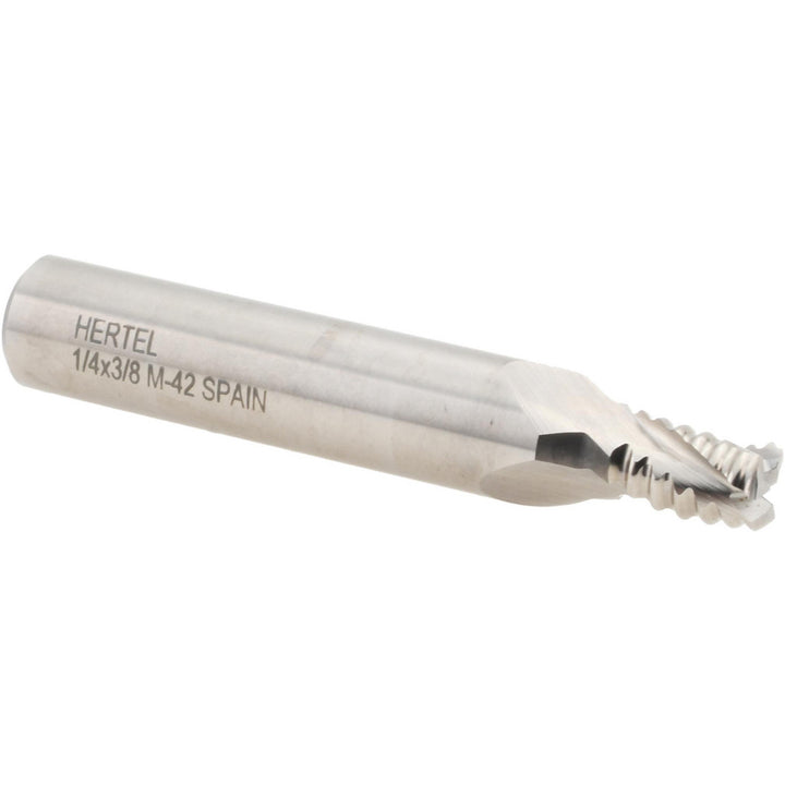 0.25" 3-Flute Cobalt Roughing End Mill - Hertel 44839348