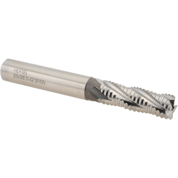0.375" 4-Flute Cobalt Roughing End Mill - Hertel 44839439