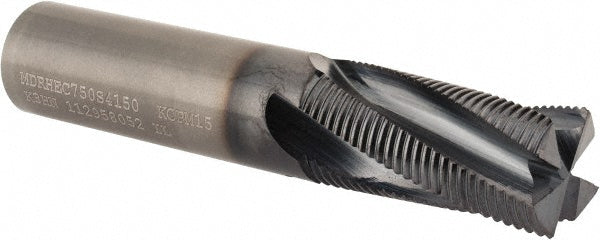 0.7500" 4-Flute Solid Carbide Roughing End Mill, AlTiN - Kennametal 4048699