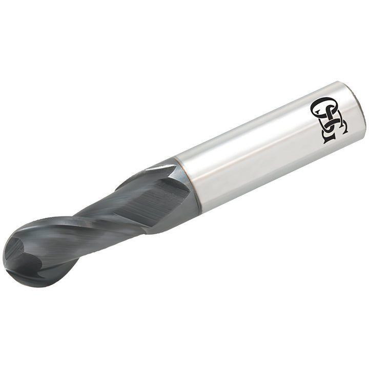0.6299" 2-Flute Solid Carbide Ball End Mill, TiAlN - OSG HP421-6299-BN