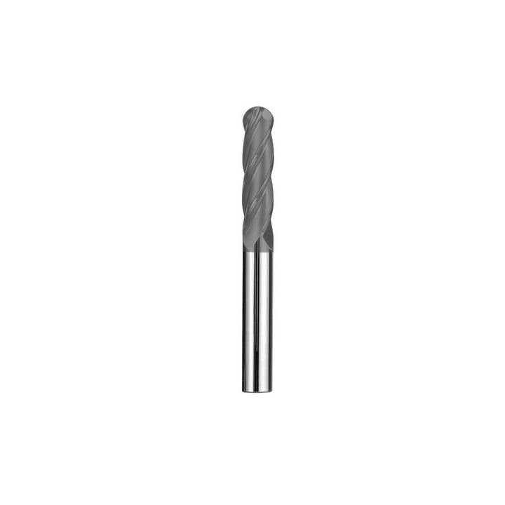 1/2" 4-Flute Solid Carbide Ball End Mill, AlTiN - SGS 31796