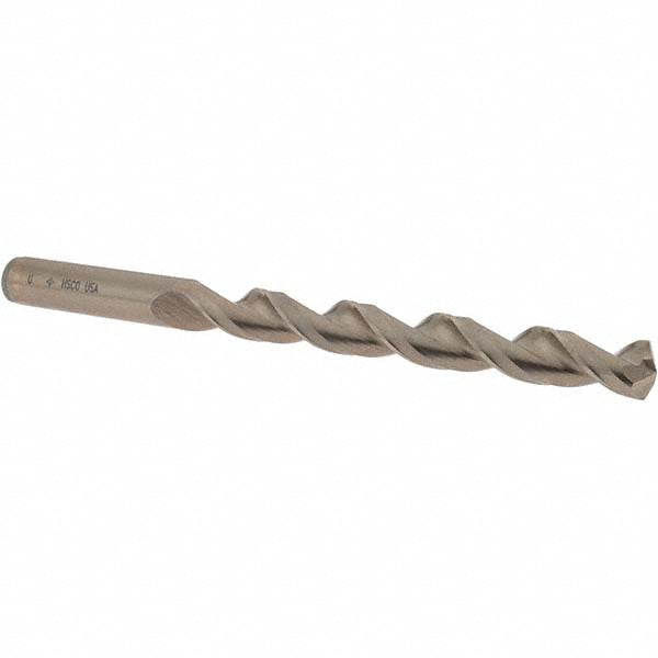 Letter U Cobalt Drill Bit, TiN, 135° point - Cleveland C15669
