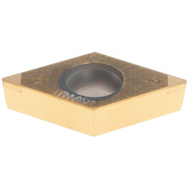 ISO 13399 Polycrystalline Cubic Boron Nitride Insert, Grade IB10HC, TiN - Iscar 6834438