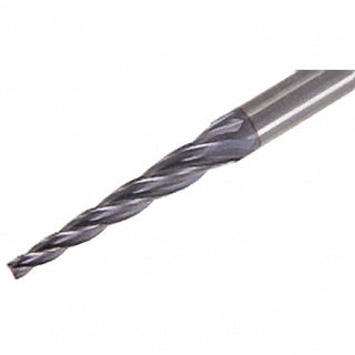 4-Flute Solid Carbide Tapered End Mill, TiAlN - Iscar 5650366