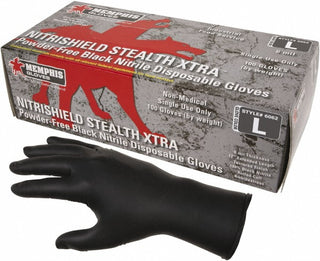 Black Nitrile Gloves - MCR Safety 6062XXL