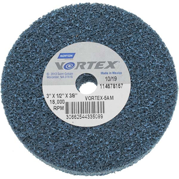 3 x 1/2" Aluminum Oxide Deburring Wheels Disc - Norton 66254433508