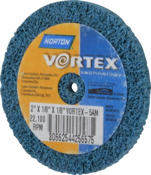 2 x 1/8" Aluminum Oxide Deburring Wheels Disc - Norton 66254425657