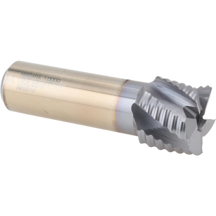 1" 5-Flute Cobalt Roughing End Mill, TiCN - Seco 17013507